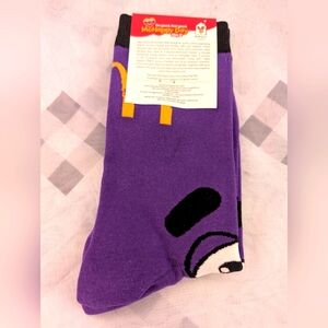 McDonald’s Canada 2025 McHappy Day Grimace Socks 1 Pair Brand NEW